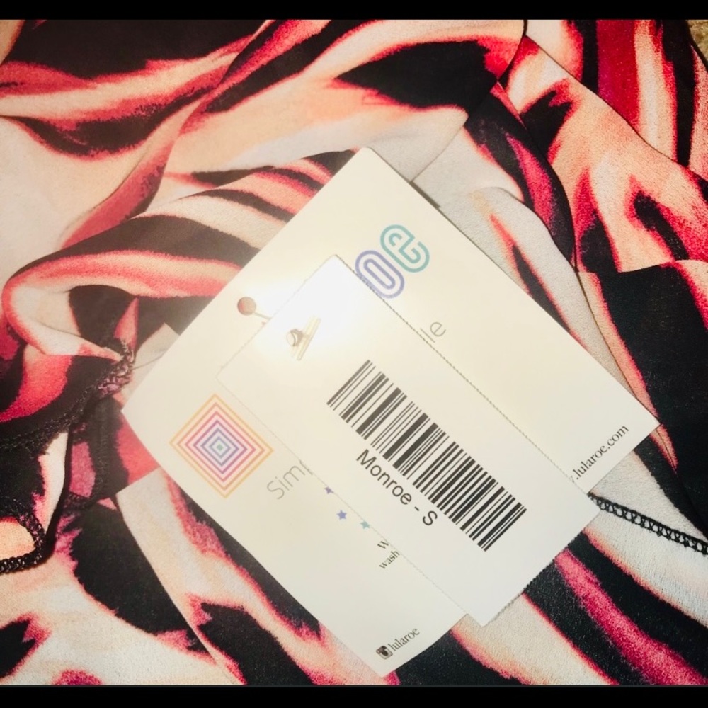 💕Lularoe Zebra Print Monroe - Picture 2 of 4